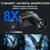 Monoculaire de Vision Nocturne Numérique 4K à Fixer sur la Tête, vue 2