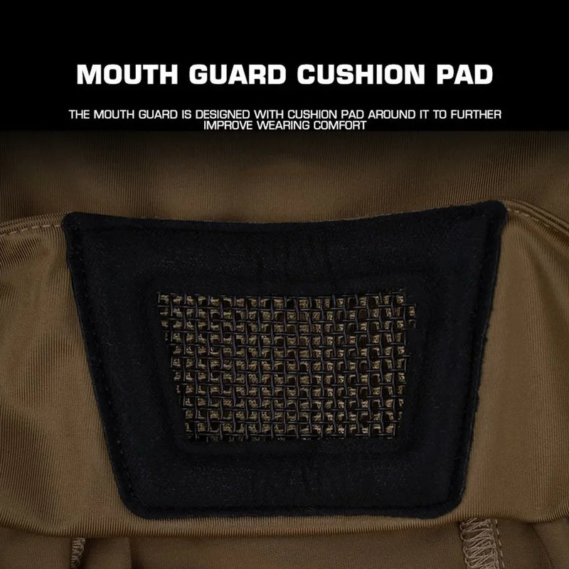 Cagoule Airsoft avec Grille de Bouche en Tissu Élastique, 4 Coloris, vue 4