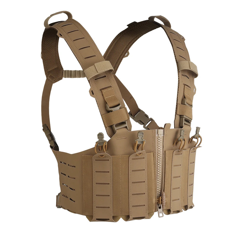 Gilet Tactique Chest Rig Léger à Quatre Porte-Chargeurs M4, AR et AK, 30 x 24 cm, vue 9