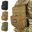 Sac Dorsal MOLLE en Nylon 1000D pour Gilet Tactique, 38 x 27 x 10 cm, Trois Coloris
