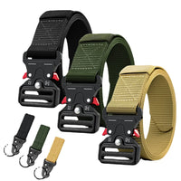 Ceinture Tactique Nylon à Boucle Métal Démontage Rapide, 3,8 cm, avec Mousqueton, vue 8