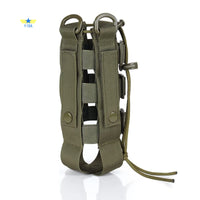 Porte-Gourde MOLLE en Nylon à Diamètre Réglable, Cordon de Serrage et Trois Boucles, 3 Coloris, vue 8