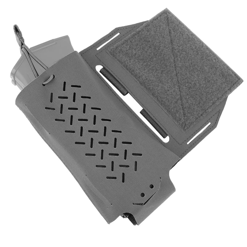 Poche Gilet Tactique d'Extension pour Chest Rig, Chargeur ou Radio, Découpe Laser, vue 8
