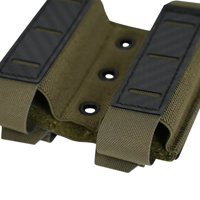 Porte-Chargeur MOLLE 9 mm Simple, Double ou Triple, Nylon à Découpe Laser, vue 4