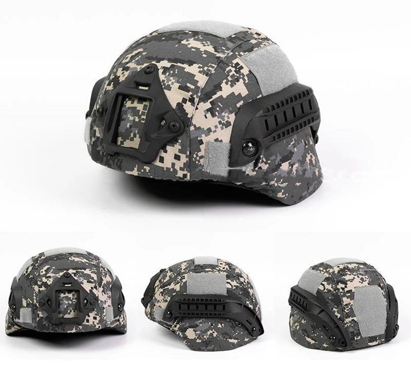 Housse de Casque Airsoft Type MICH 2000, Coton et Polyester, 15 Coloris, vue 9