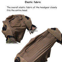 Masque Airsoft Grillagé Cagoule Respirante avec Grille en Acier Amovible, vue 5