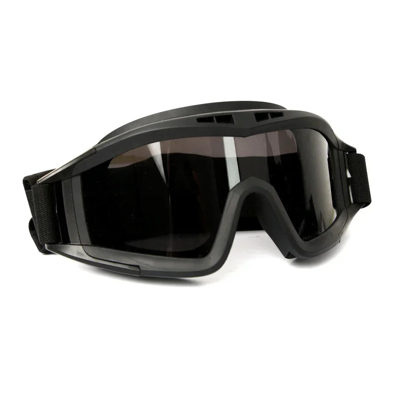 Lunettes de Protection Tactiques Anti-Buée, 1 ou 3 Verres, Noir, Vert ou Sable, vue 15
