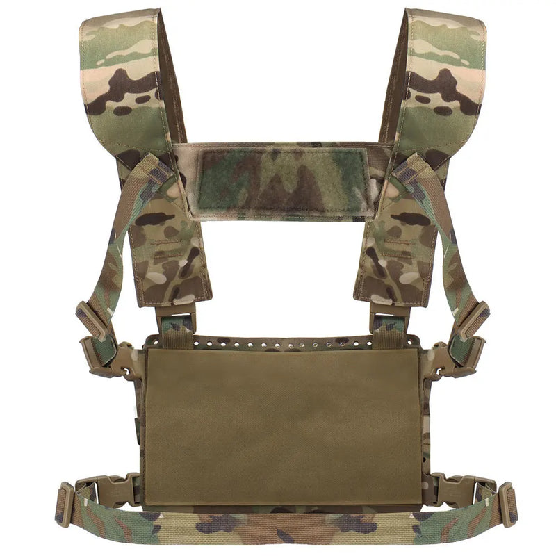 Gilet Tactique Micro Chest Rig à Découpe Laser MOLLE avec Triple Porte-Chargeur, vue 4