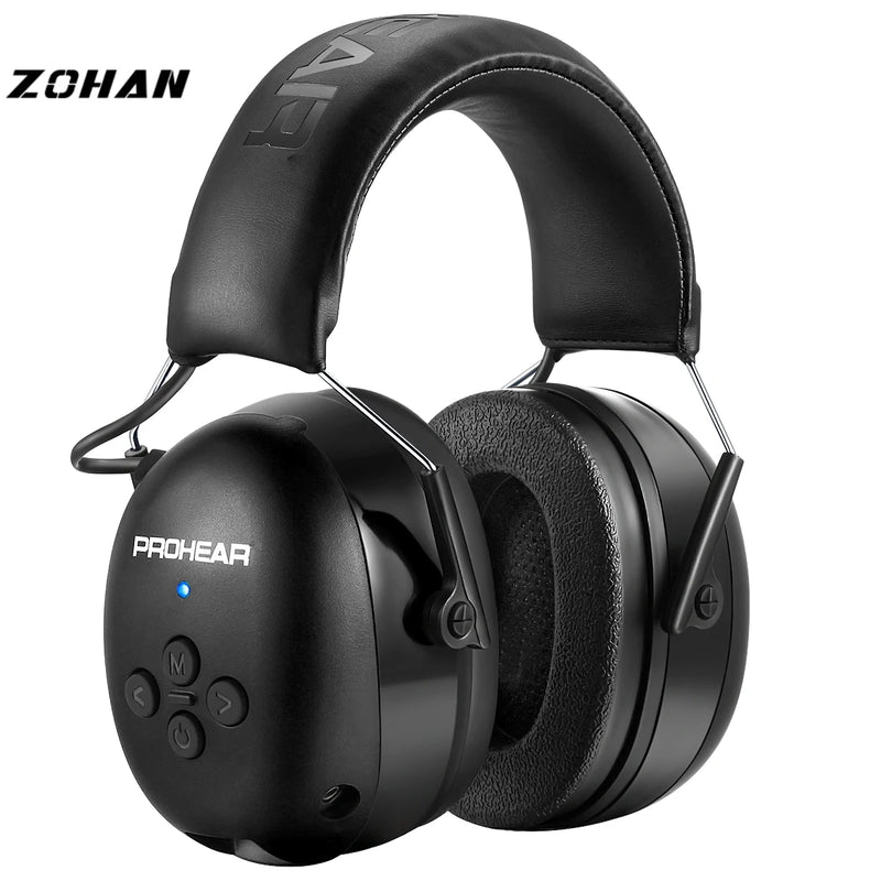 Casque Anti-Bruit Bluetooth 5.0 Rechargeable avec Prise AUX, Orange ou Noir, vue 3