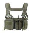 Gilet Tactique Chest Rig en Nylon 500D Démontable, Bretelles Réglables, 0,52 kg