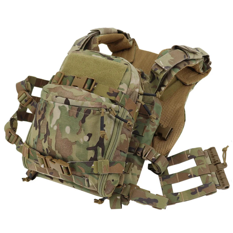 Mini Sac à Dos MOLLE en Nylon 500D pour Porte-Plaques, 30 x 22 x 9 cm, Panneau Auto-Agrippant, 6 Coloris, vue 4