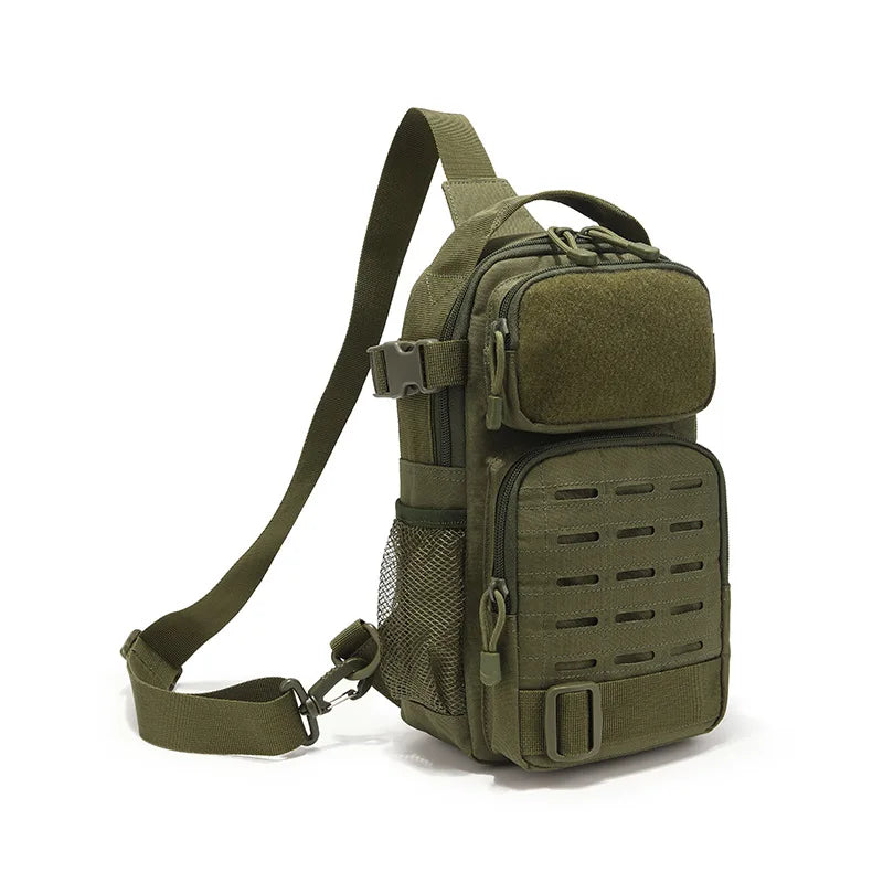 Sac Bandoulière Tactique Compact en Toile Oxford, Panneau MOLLE, 30 x 20 x 13 cm, vue 6