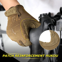 Gants Tactiques Écran Tactile à Paume Renforcée et Poignet Réglable, 4 Coloris, vue 4