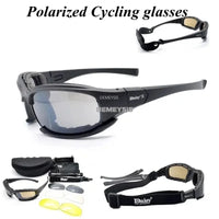 Lunettes de Tir Tactiques à 4 Verres Interchangeables, Monture Noire ou Camouflage, vue 2