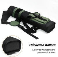 Carquois Dorsal Tactique 50 cm en Toile Oxford avec Poche MOLLE, vue 4