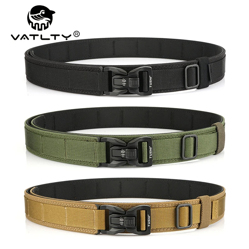 Ceinture Tactique Rigide Nylon Épais, Boucle à Démontage Rapide, 3,8 cm, vue 2