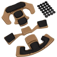 Suspension à Molette et Coussinets pour Casque Tactique, Sable, Vert ou Noir, vue 3