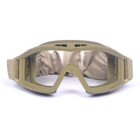 Lunettes de Protection Tactiques Anti-Buée, 1 ou 3 Verres, Noir, Vert ou Sable, vue 9