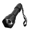 Lampe Infrarouge 850 nm pour Vision Nocturne, Zoom Aluminium, Batterie 18650