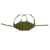 Gilet Tactique de Poitrine 7 Poches à Rabat en Toile Oxford Vert pour Chargeurs Type 56, 25 x 62 cm, vue 2
