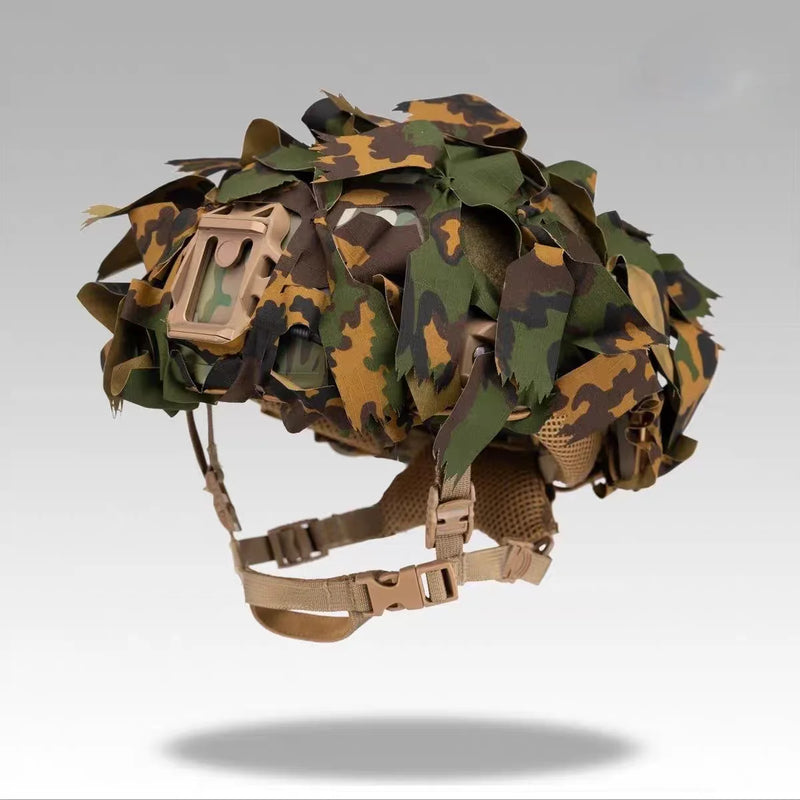 Housse de Casque Tactique Camouflage 3D en Nylon-Coton Rip-Stop, 13 Coloris, vue 9