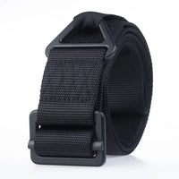 Ceinture Tactique en Nylon à Boucle Métallique, 125 cm, Sangles en Option