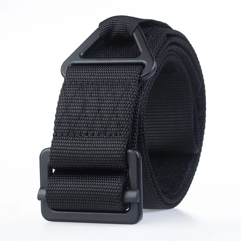 Ceinture Tactique en Nylon à Boucle Métallique, 125 cm, Sangles en Option