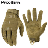 Gants Tactiques Écran Tactile à Paume Renforcée et Poignet Réglable, 4 Coloris