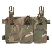 Porte-Chargeurs Triple Panneau Frontal pour Gilet Porte-Plaques, Nylon, 25 x 16 cm, vue 7