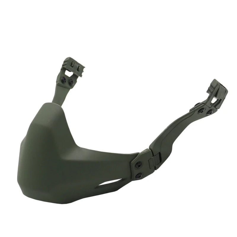 Demi-Masque Airsoft ABS pour Casque FAST, avec ou sans Lunettes Rabattables, vue 14