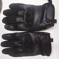 Gants Tactiques en Similicuir et Tissu Aéré, Coque Rigide, Noir, Vert Armée ou Sable, vue 4