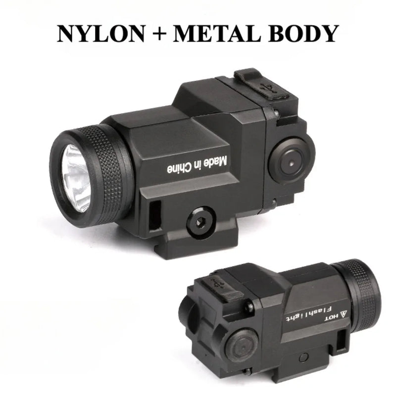 Lampe de Pistolet 800 Lumens à Fixation Rapide sur Rail 20 mm, USB-C, Mode Stroboscopique, avec Coffret, vue 5