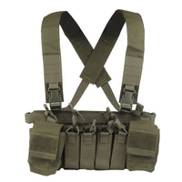 Gilet Tactique Chest Rig à Quatre Porte-Chargeurs 5,56 et 9 mm, 36 x 17 cm, vue 9