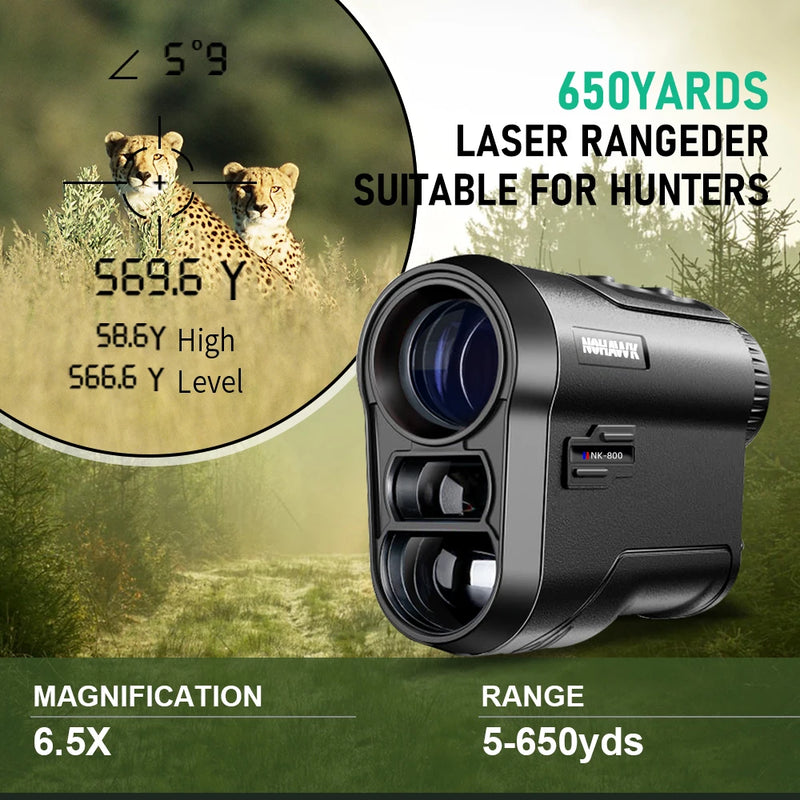 Télémètre Laser Camouflage ou Noir, 600 ou 1000 m, Pente et Hauteur, Housse Incluse, vue 3