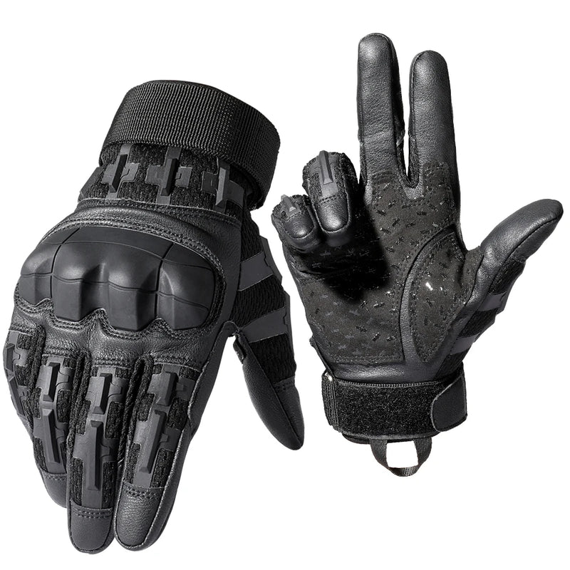 Gants Tactiques à Coque Rigide sur les Phalanges, Paume Siliconée et Bouts de Doigts Tactiles, 3 Coloris, S à XL, vue 9