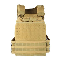 Gilet Tactique Porte-Plaques en Nylon à Ceinture Élastique Ajourée, 38 x 31 cm, vue 6
