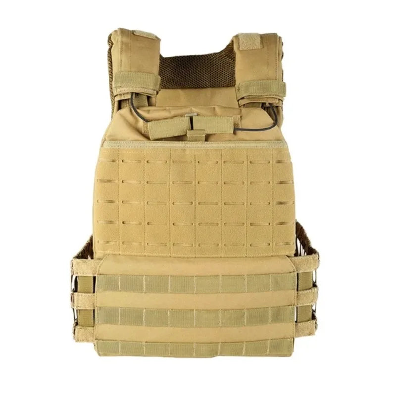 Gilet Tactique Porte-Plaques en Nylon à Ceinture Élastique Ajourée, 38 x 31 cm, vue 6