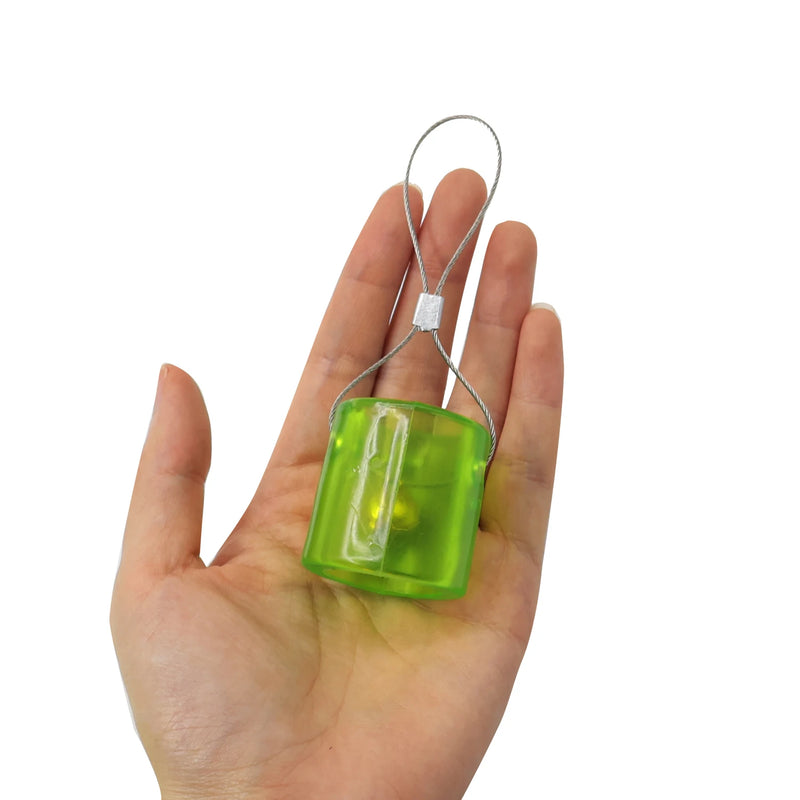 Cible de Tir Suspendue pour Lance-Pierre avec Clochette, Caoutchouc Vert, vue 6