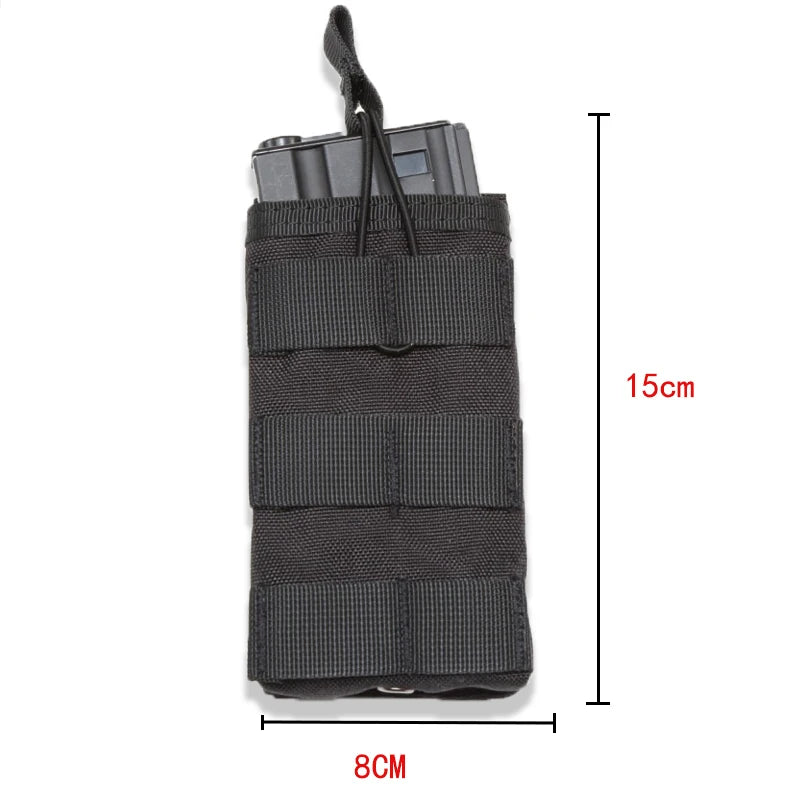 Porte-Chargeur MOLLE Ouvert pour Fusil M4 et AK, Simple, Double ou Triple, vue 2