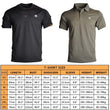Polo Tactique Homme à Manches Courtes, Séchage Rapide et Poches de Manche, 4 Coloris