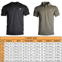 Polo Tactique Homme à Manches Courtes, Séchage Rapide et Poches de Manche, 4 Coloris, vue 3