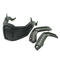 Masque Airsoft pour Casque FAST avec Rails Latéraux, Lunettes Rabattables en Option, vue 11