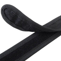 Ceinture Tactique Rembourrée Noire à Boucle Métallique, 130 cm, avec ou sans Mousquetons, vue 4