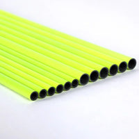 Tubes de Flèches Carbone Jaune Fluo, Diamètre Intérieur 4,2 ou 6,2 mm, Spine 300 à 1000, Lot de 6 ou 12, vue 3
