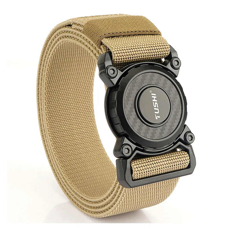 Ceinture Tactique Élastique Nylon, Boucle Rotative en Zinc, 125 cm, vue 15