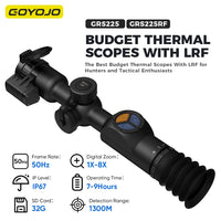 Lunette Thermique 256x192, Zoom 1-8x, Écran OLED, Télémètre Laser en Option