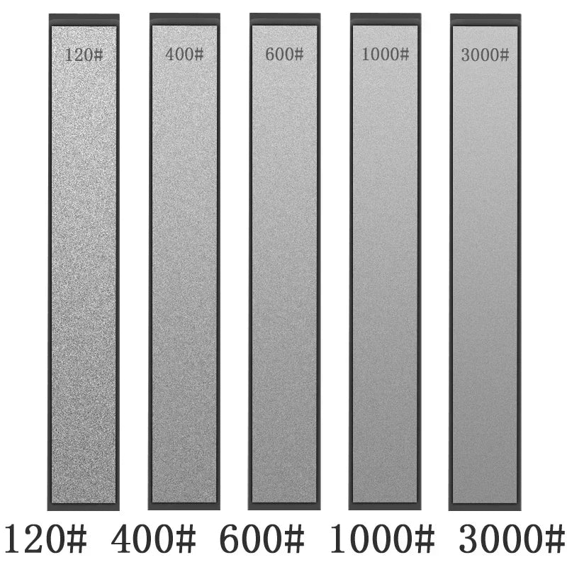 Pierre à Aiguiser Diamant 160 x 20 mm pour Affûteur de Couteaux, Grains de 120 à 3000, Lot de 1 à 5, vue 12