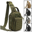 Sac Bandoulière Tactique à Découpe Laser MOLLE, Poignée Tressée, 7 Coloris