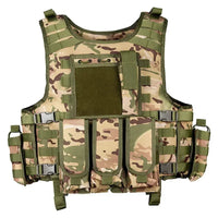 Gilet Tactique MOLLE Oxford 600D Ajustable avec Panneau Écusson, 5 Coloris, vue 5