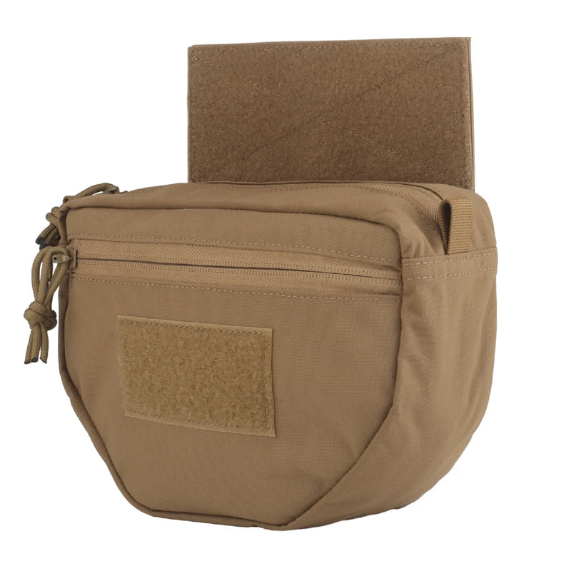 Pochette Ventrale pour Gilet Tactique, Nylon 500D, Fixation Auto-Agrippante, 5 Coloris, vue 10